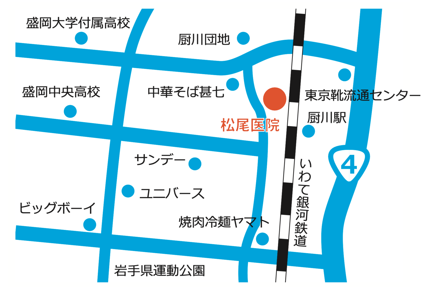 松尾医院_簡易地図